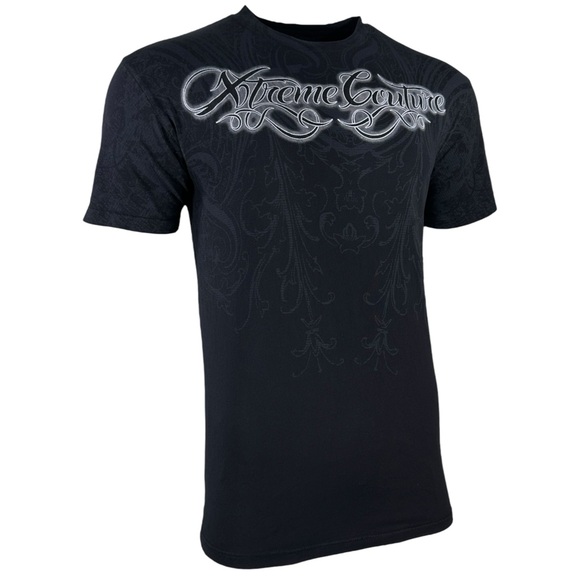 Xtreme Couture by Affliction Men's T-Shirt Wrecked Biker Cross Y2K S-5XL - Picture 5 of 6